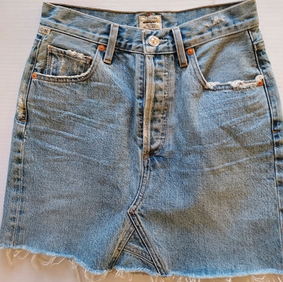 Citizens Of Humanity Dresses & Skirts - Citizens of Humanity Button Up Denim Skirt Size 25